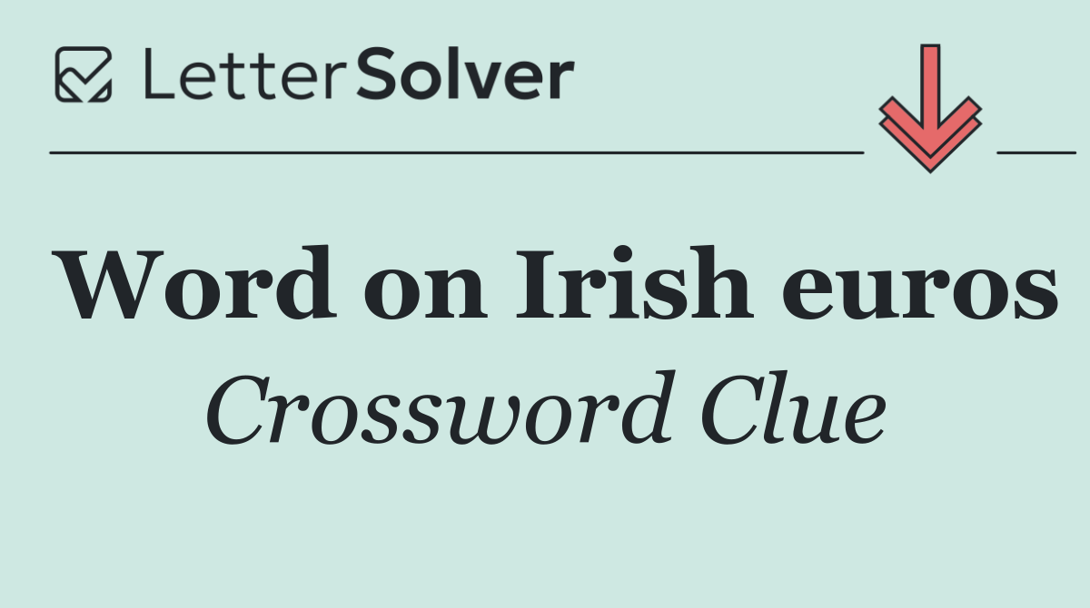 Word on Irish euros