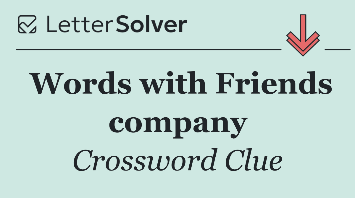 Words with Friends company