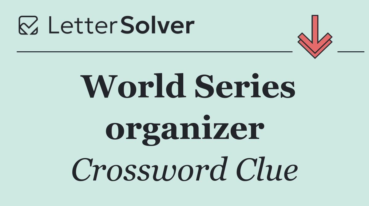 World Series organizer
