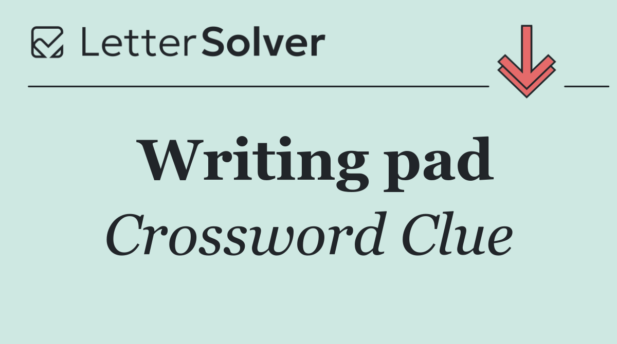 Writing pad