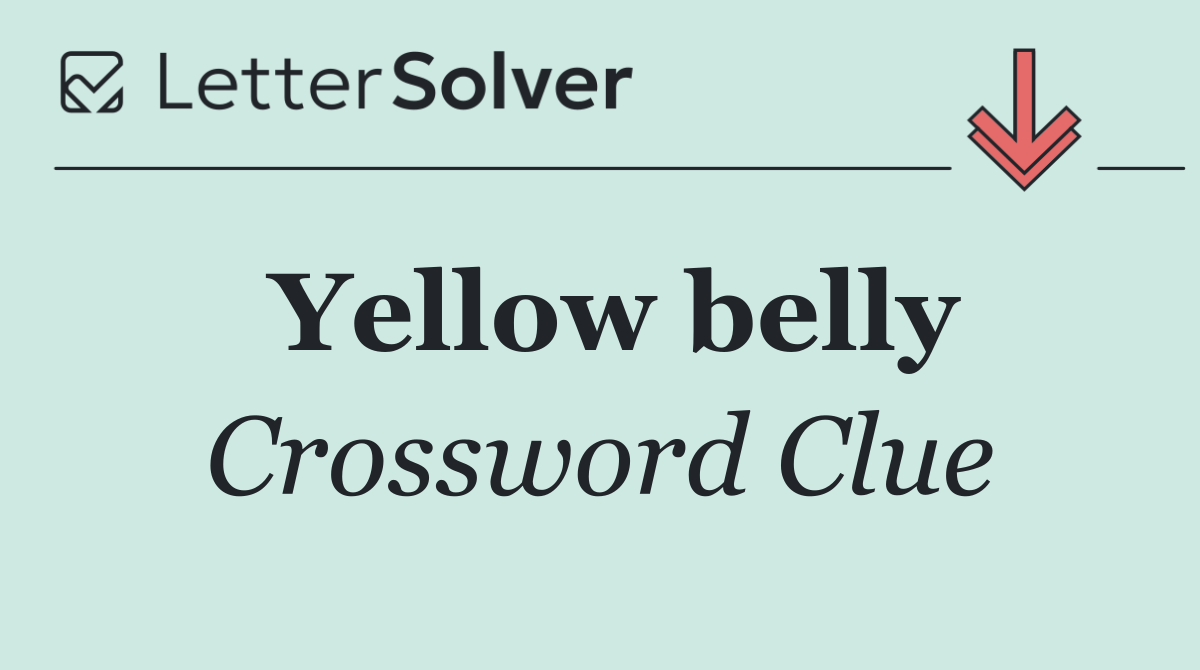 Yellow belly