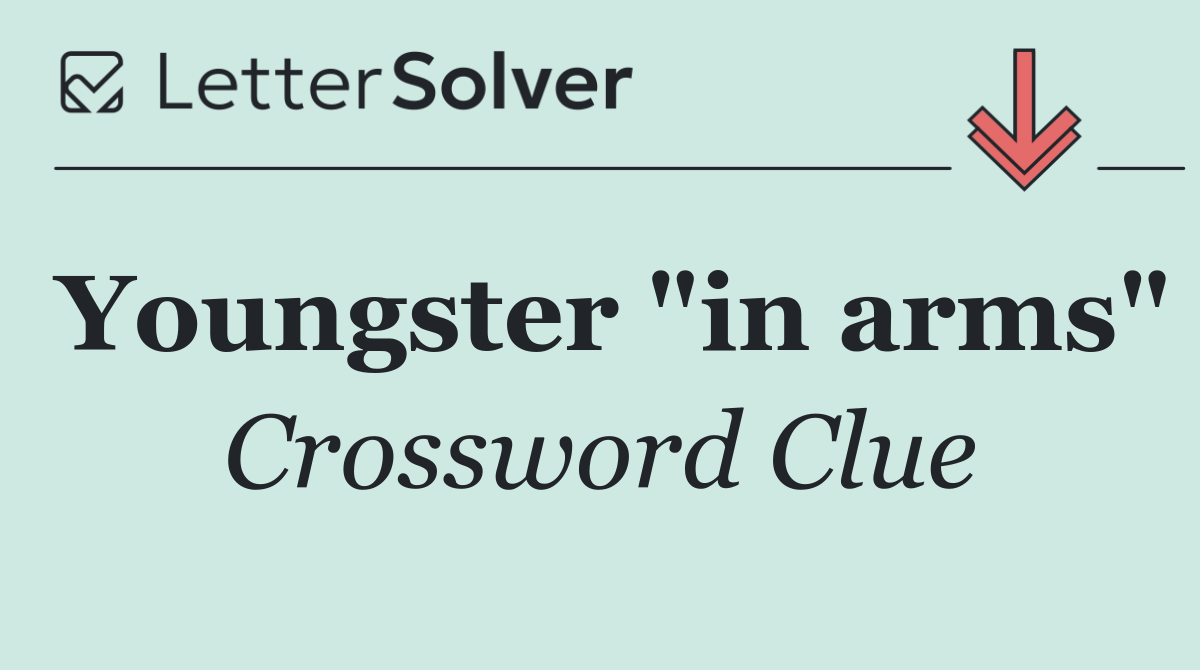 Youngster "in arms"