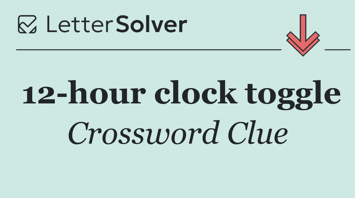 12 hour clock toggle
