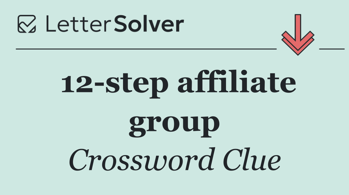 12 step affiliate group