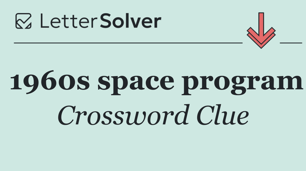 1960s space program