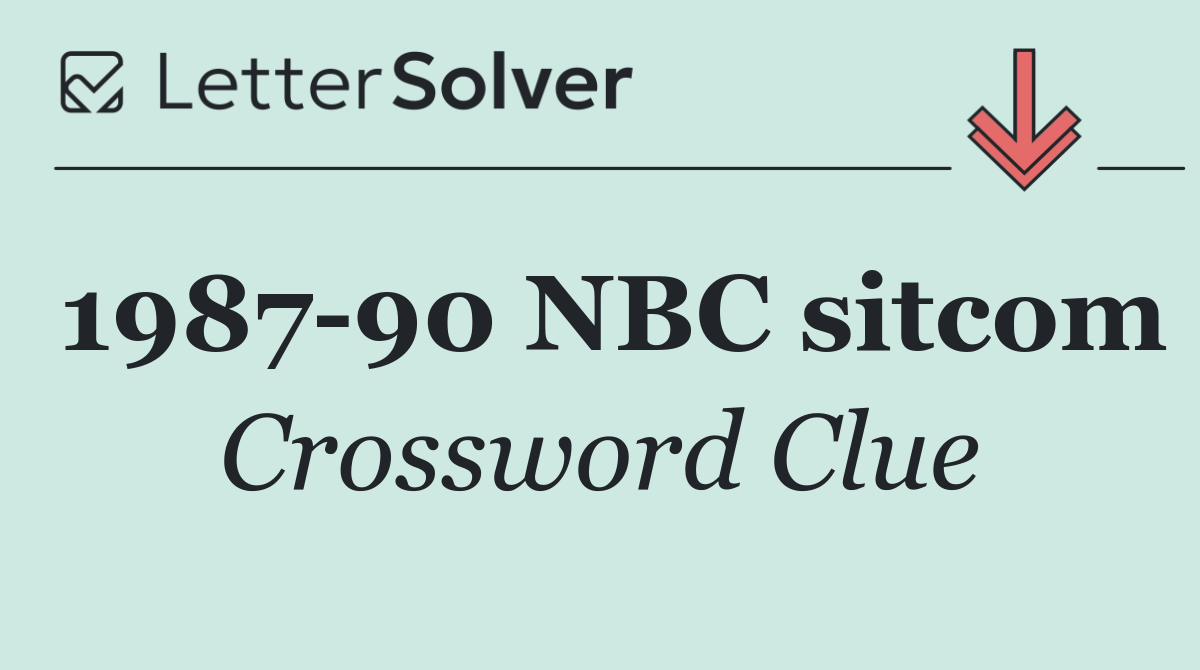 1987 90 NBC sitcom