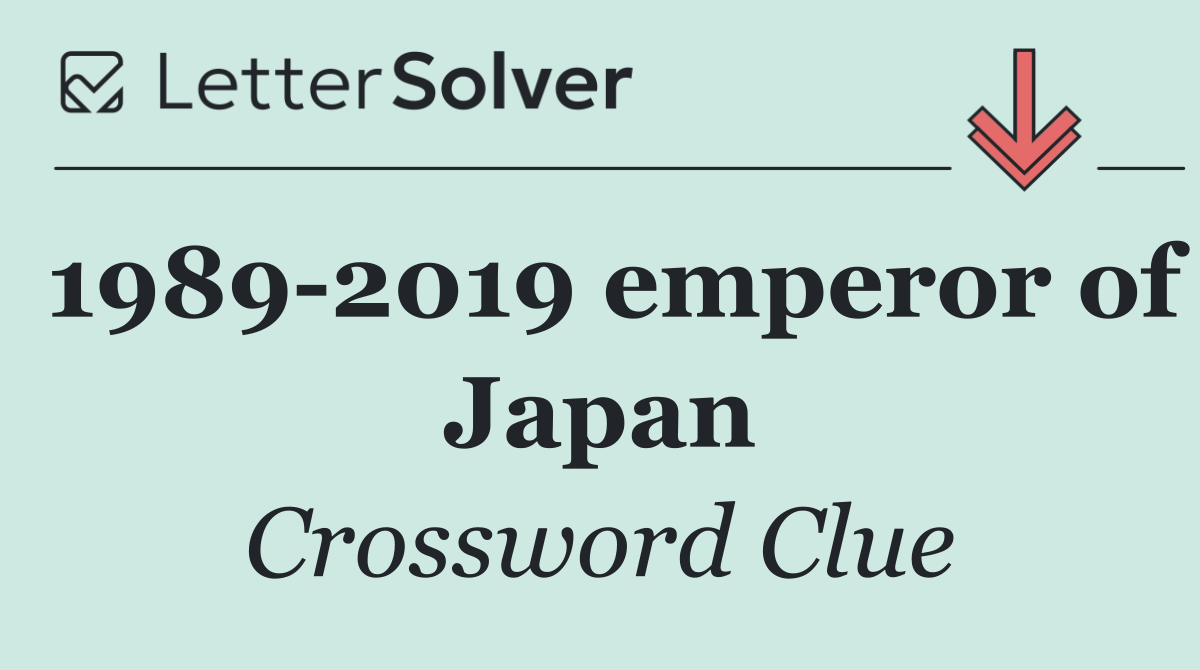 1989 2019 emperor of Japan