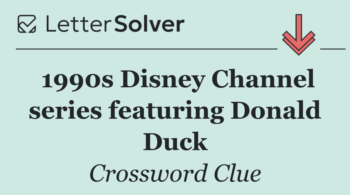 1990s Disney Channel series featuring Donald Duck