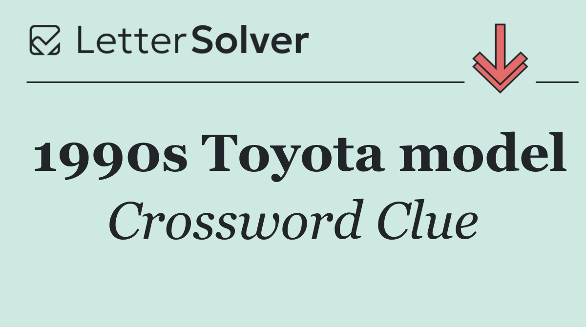 1990s Toyota model