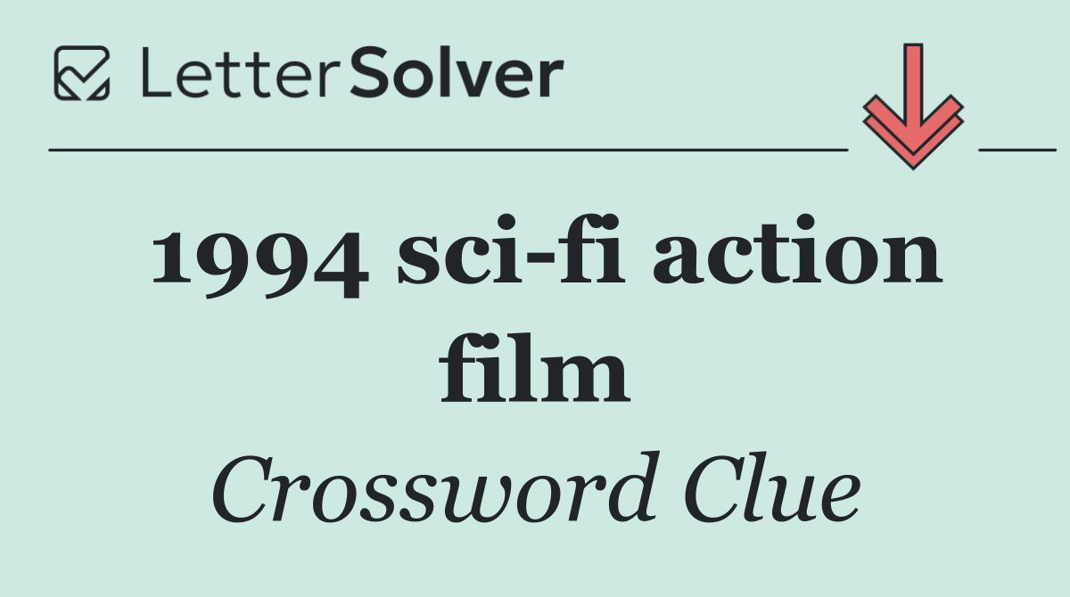 1994 sci fi action film
