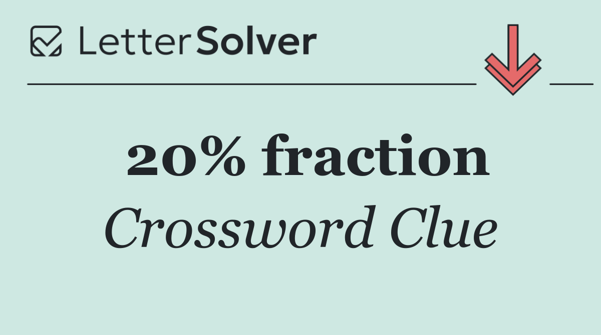 20% fraction