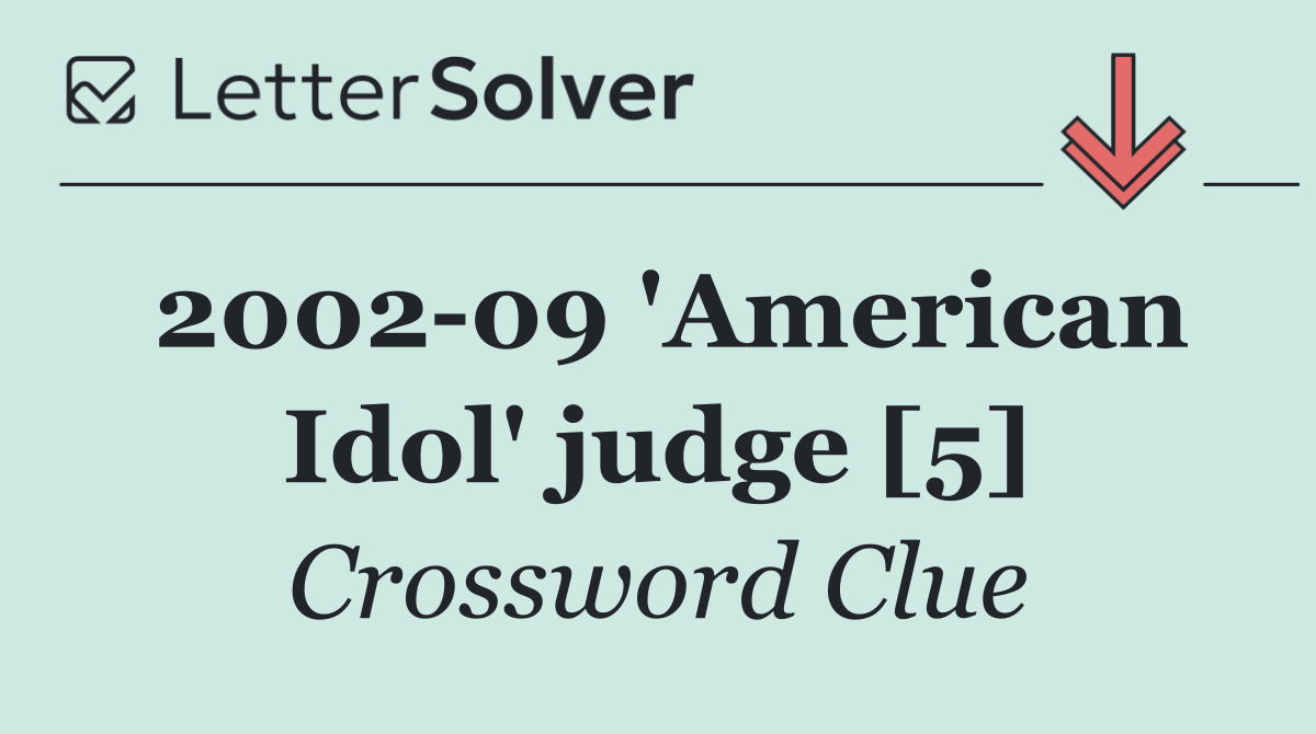 2002 09 'American Idol' judge [5]
