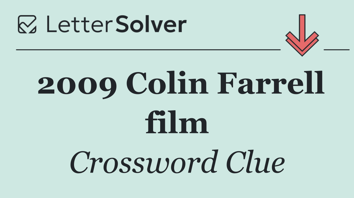 2009 Colin Farrell film