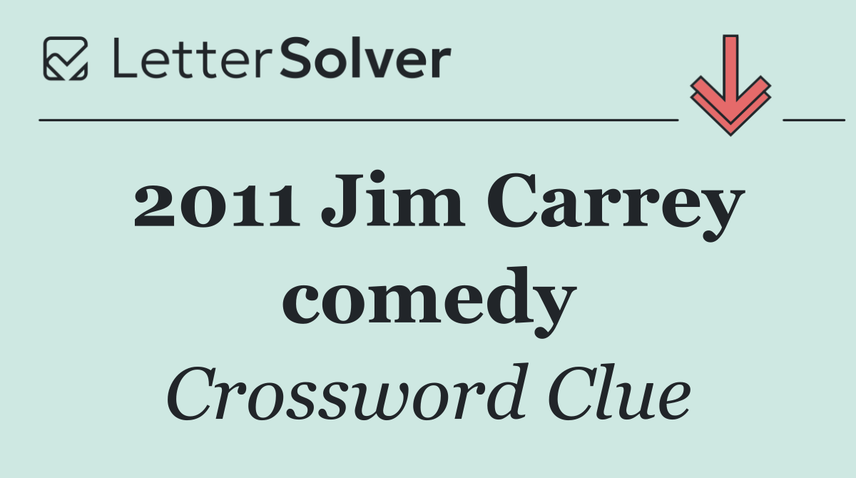 2011 Jim Carrey comedy