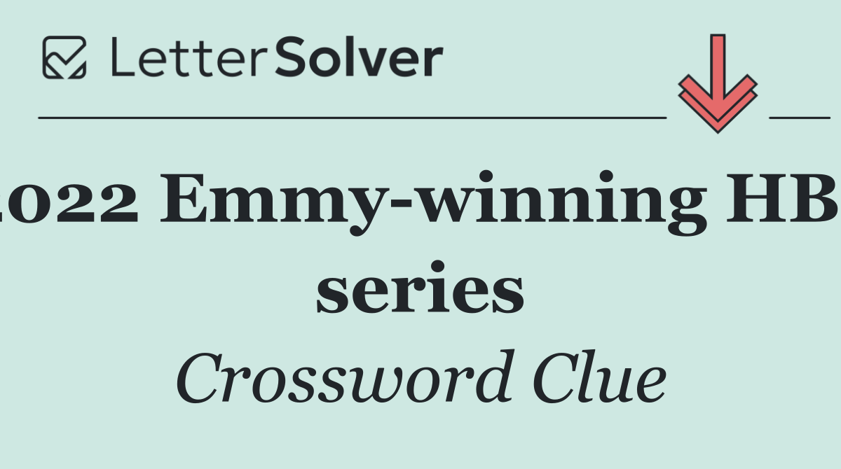 2022 Emmy winning HBO series