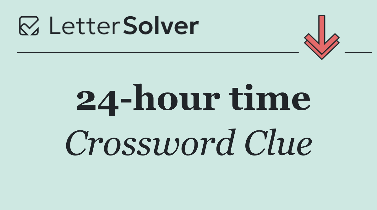 24 hour time