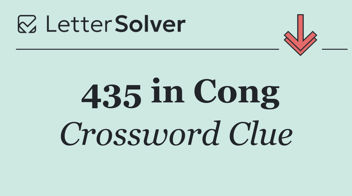 435 in Cong