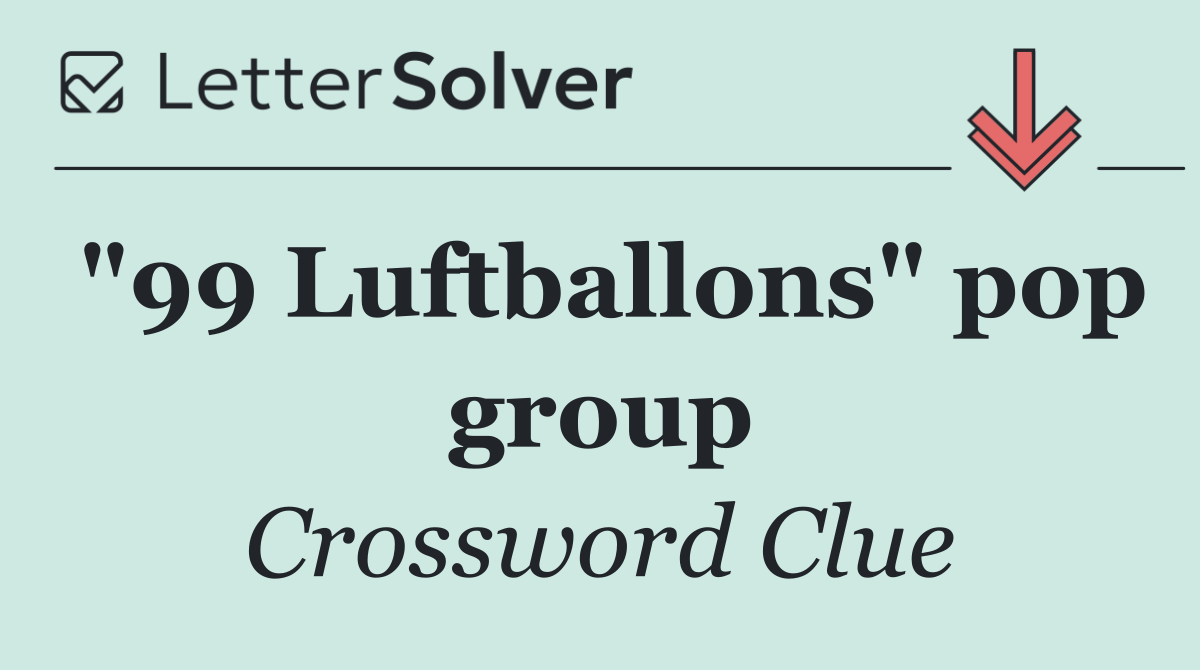 "99 Luftballons" pop group