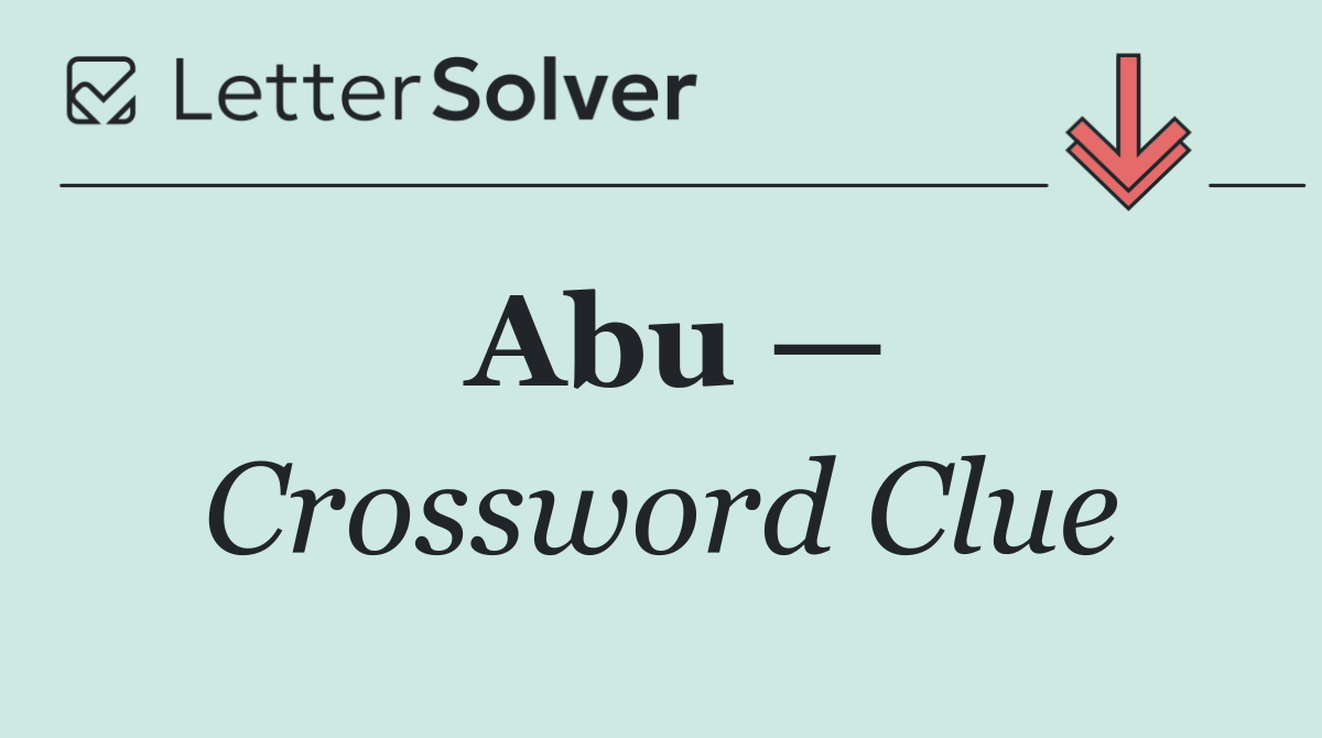 Abu —