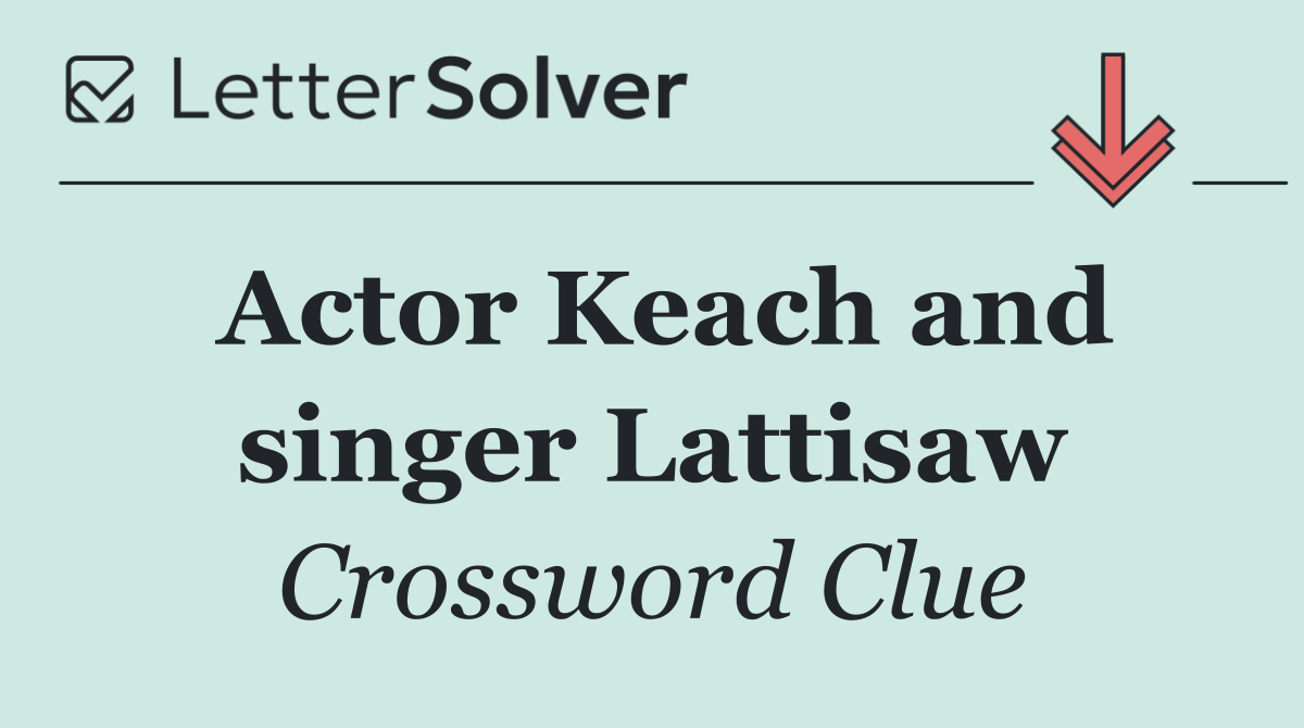 Actor Keach and singer Lattisaw