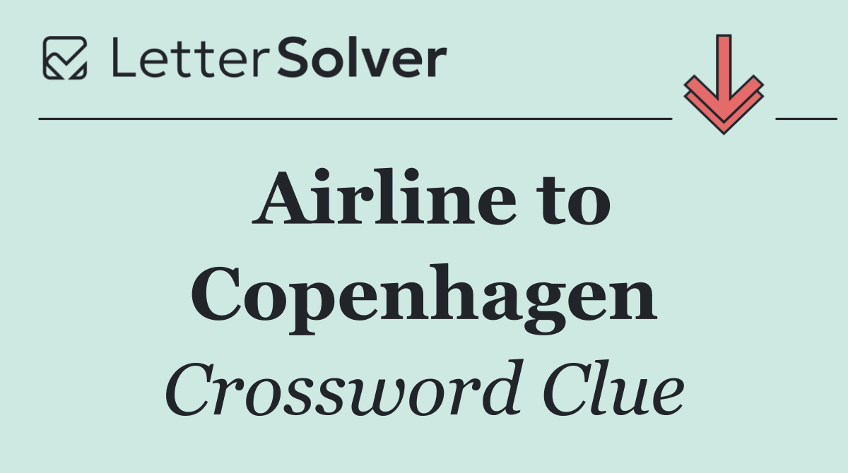Airline to Copenhagen