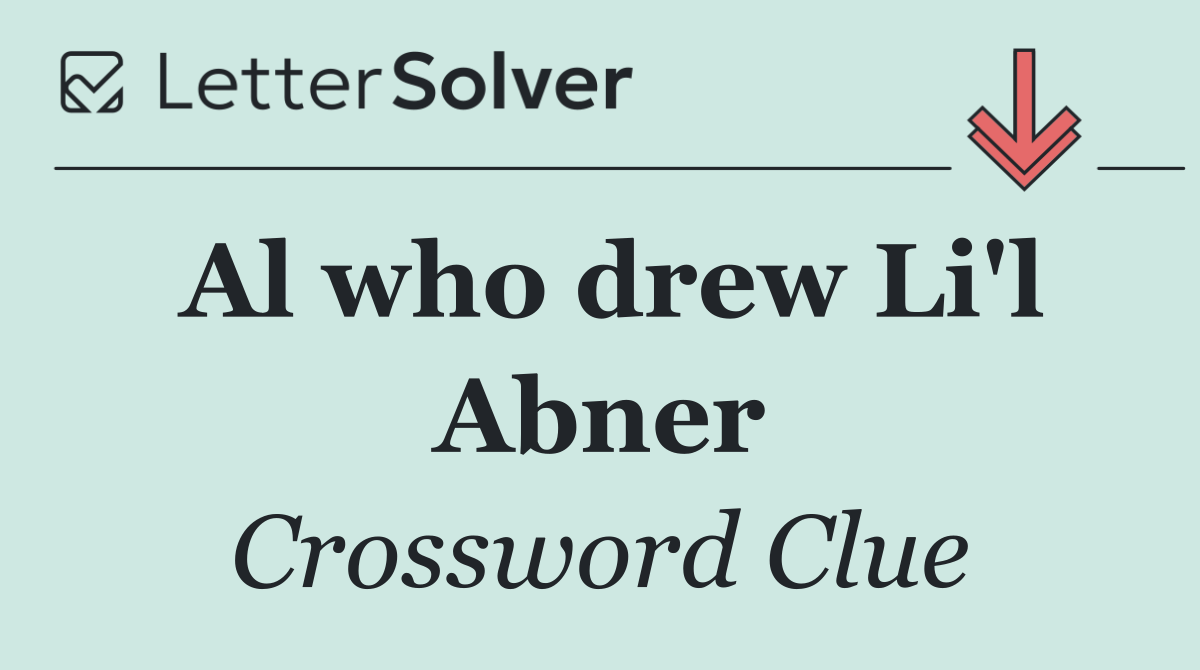 Al who drew Li'l Abner