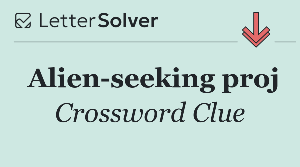 Alien seeking proj