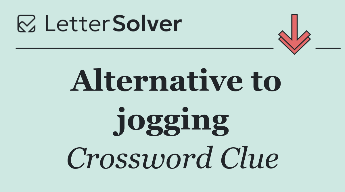 Alternative to jogging