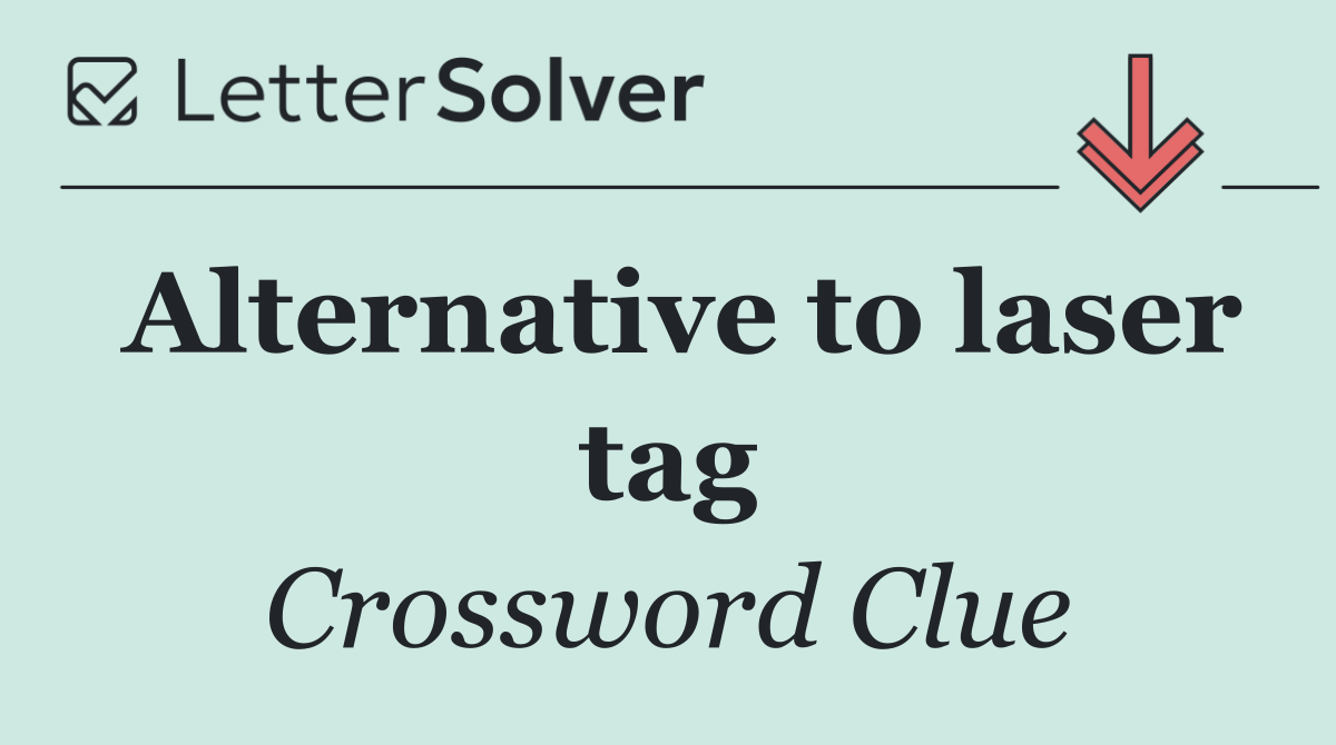 Alternative to laser tag