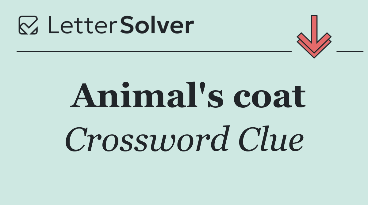 Animal's coat