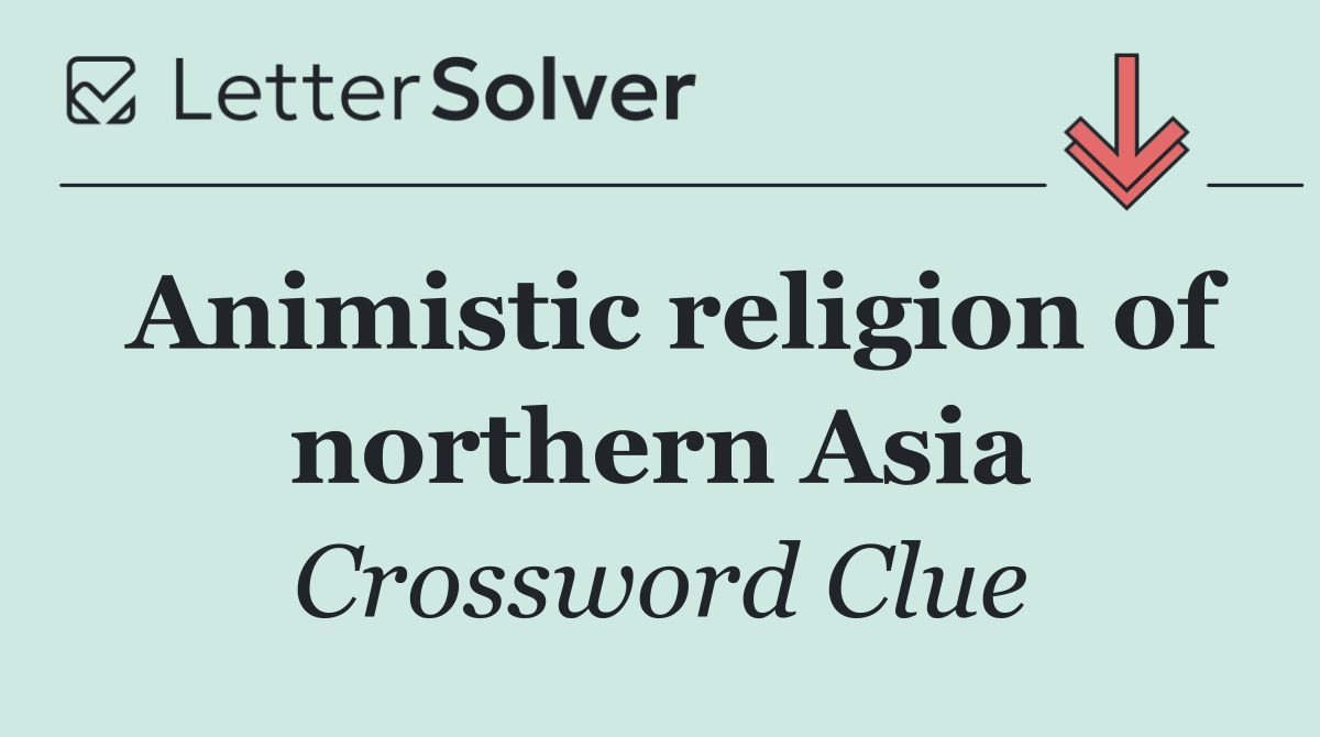 Animistic religion of northern Asia