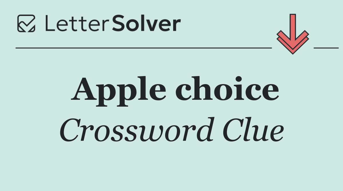 Apple choice