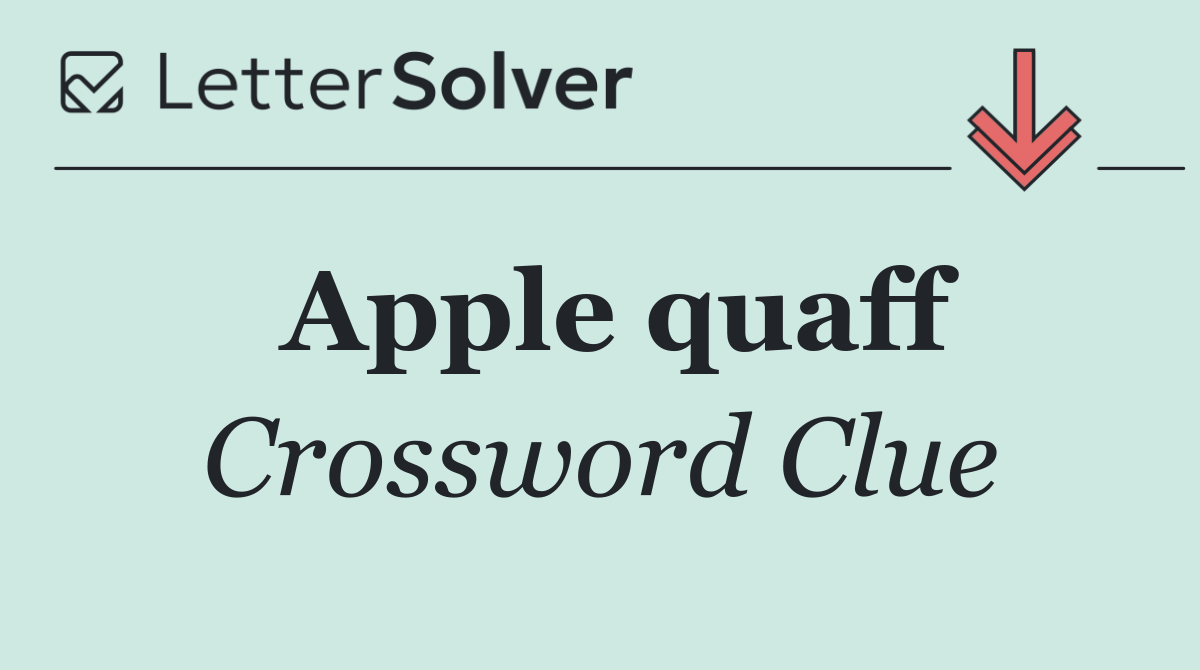 Apple quaff