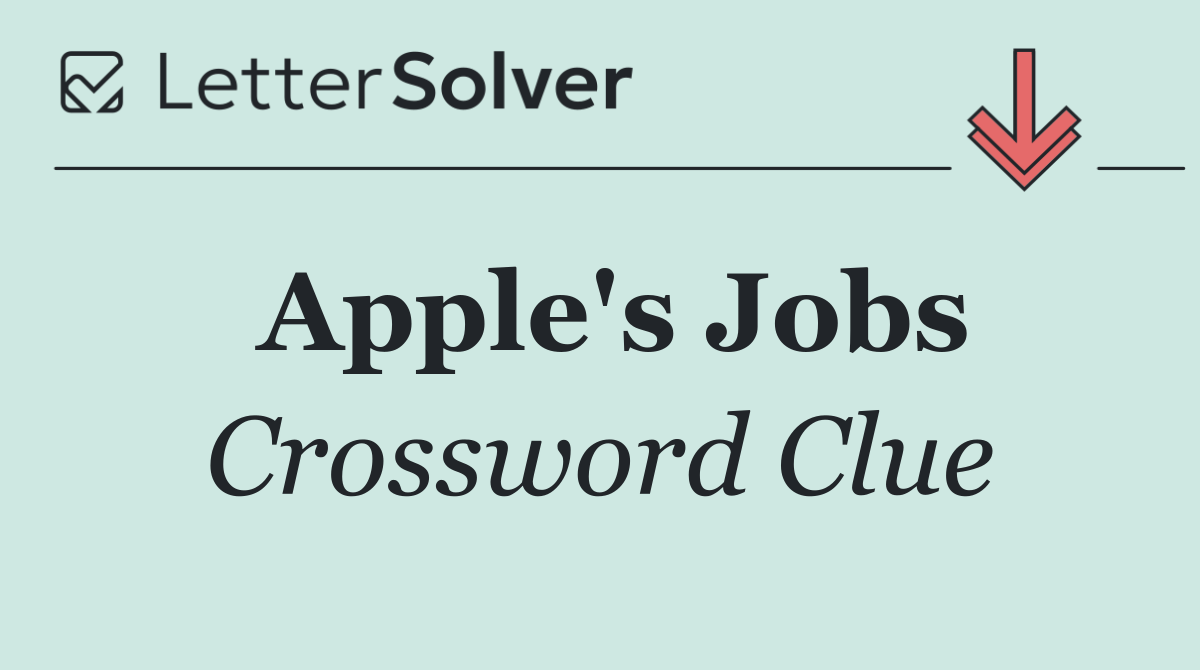 Apple's Jobs