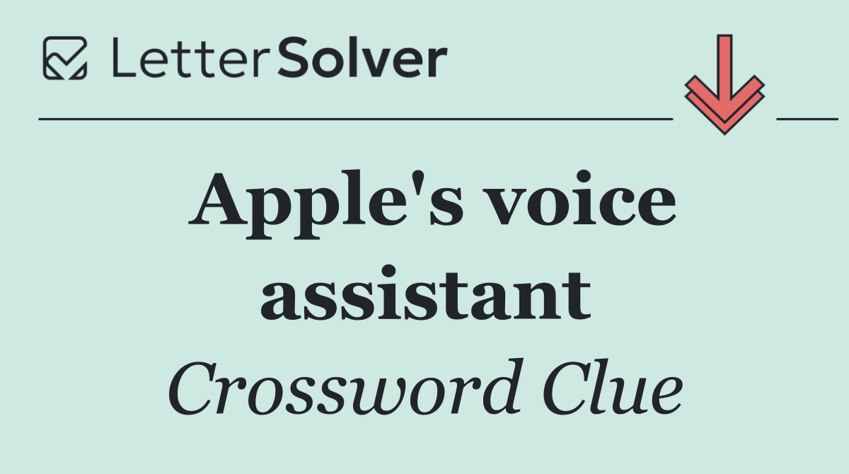 Apple's voice assistant