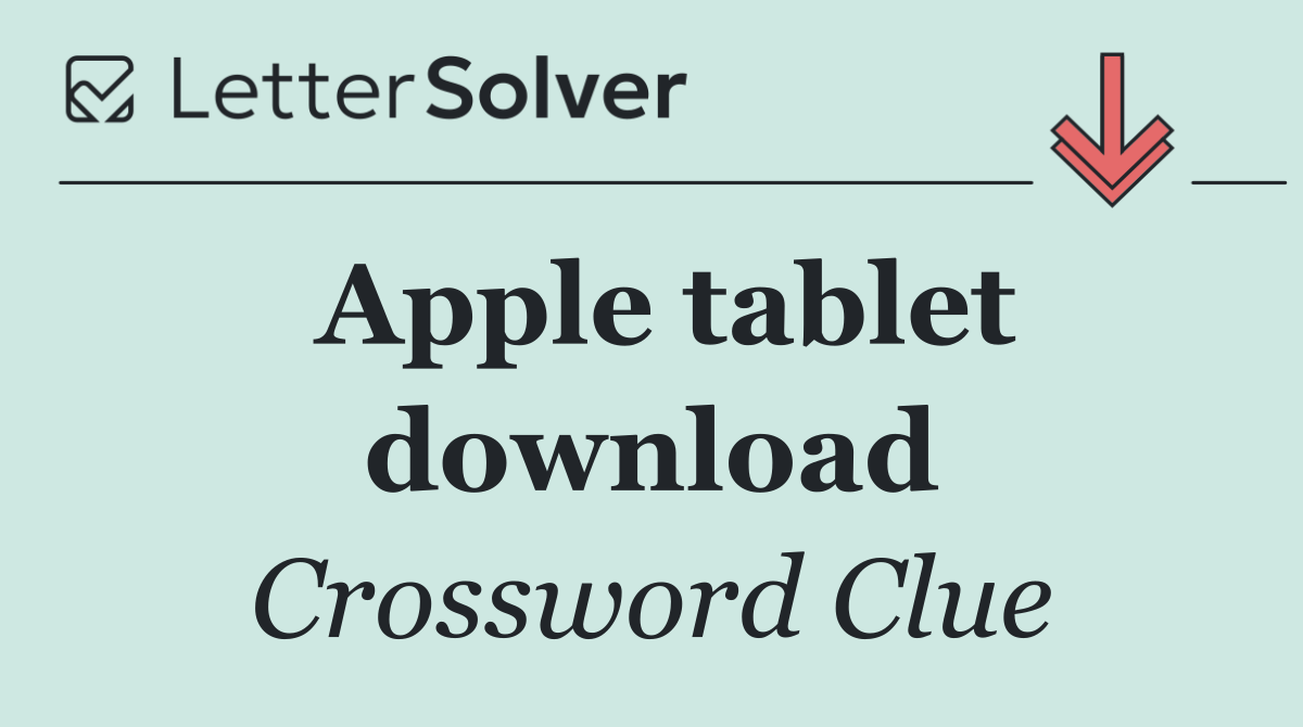 Apple tablet download