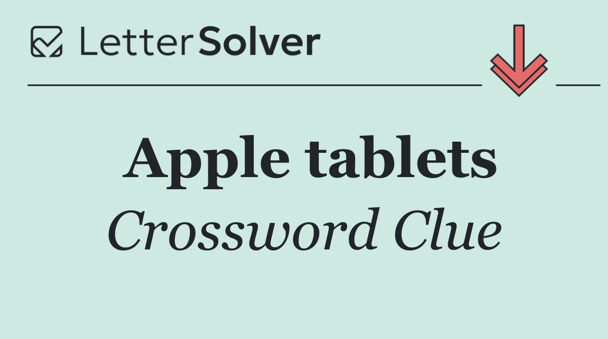 Apple tablets