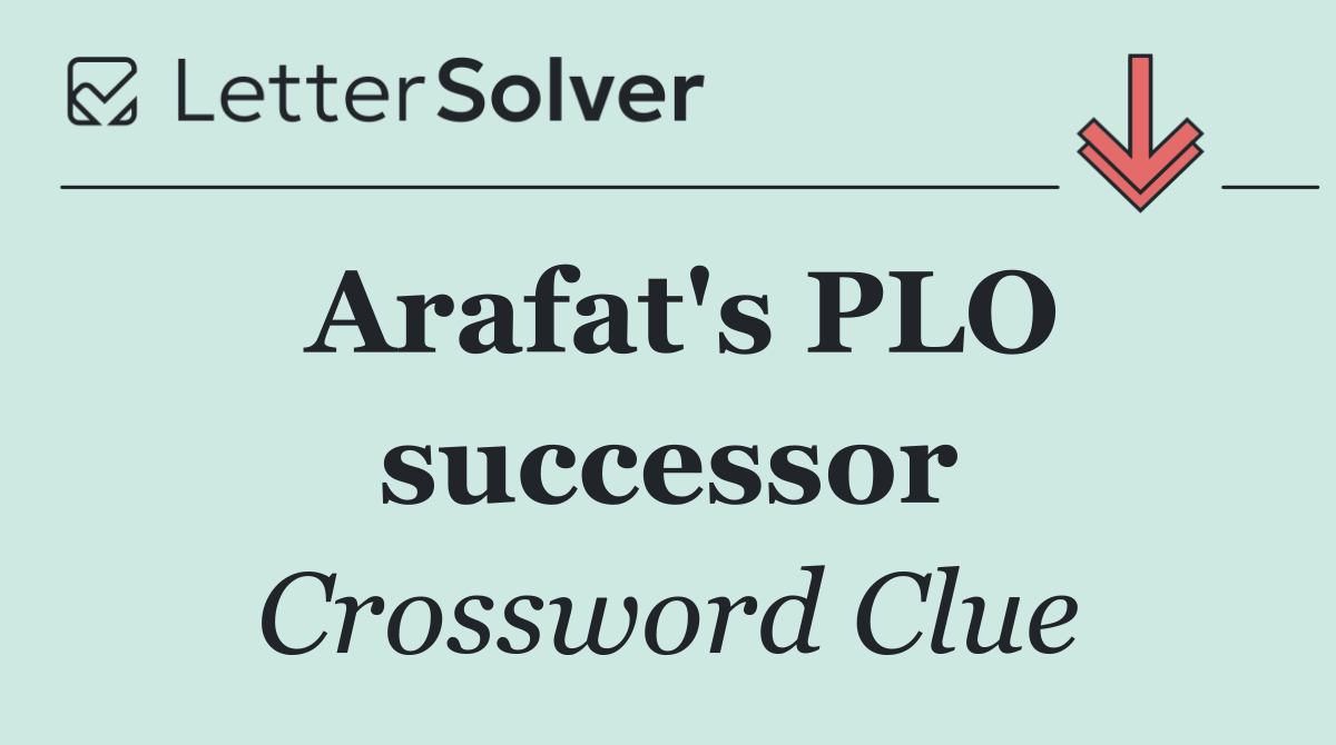 Arafat's PLO successor