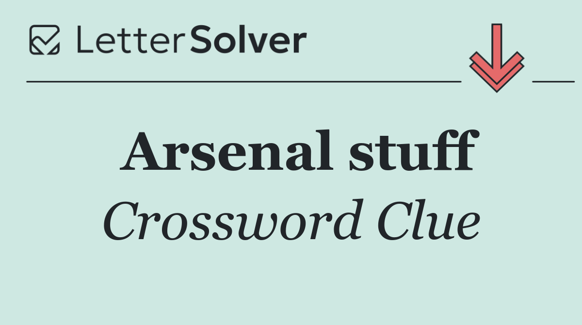Arsenal stuff