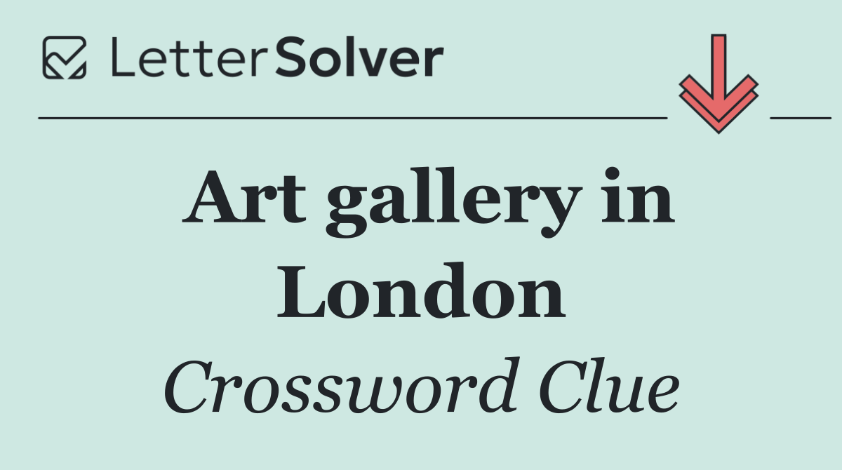 Art gallery in London