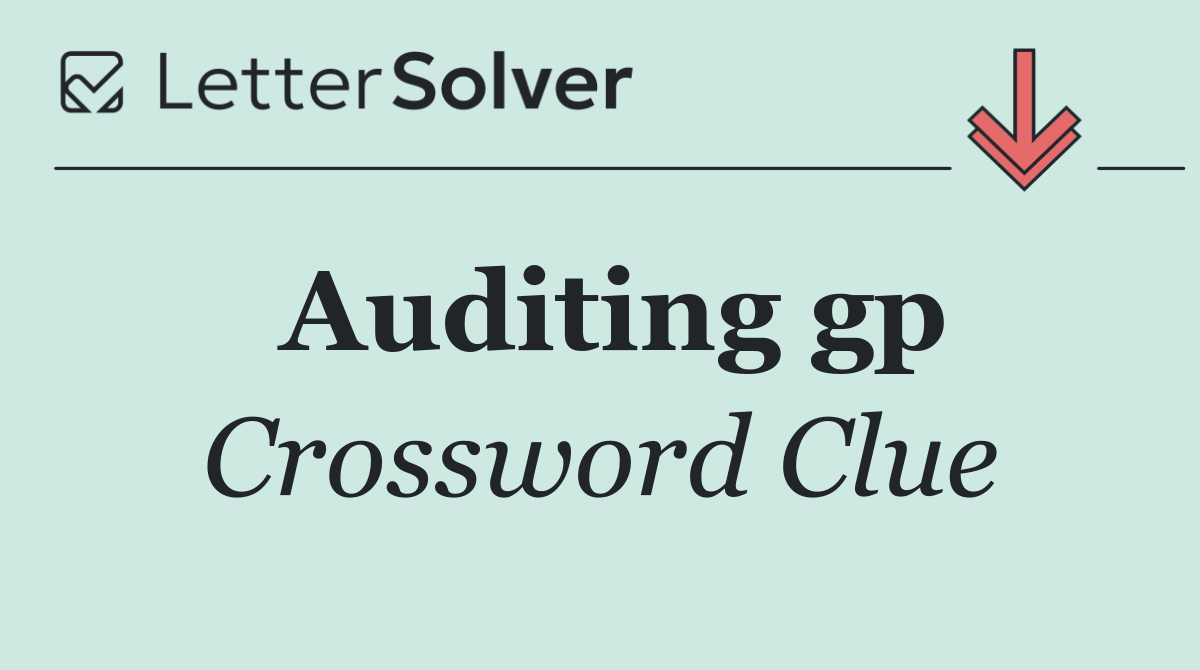 Auditing gp