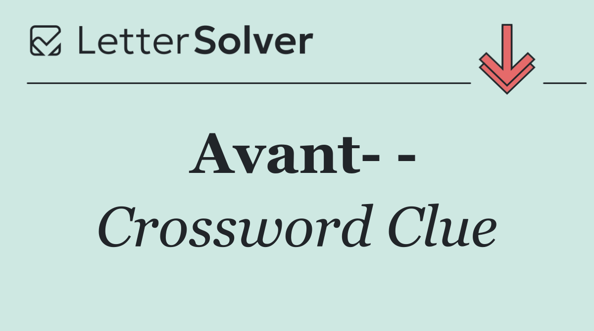 Avant   