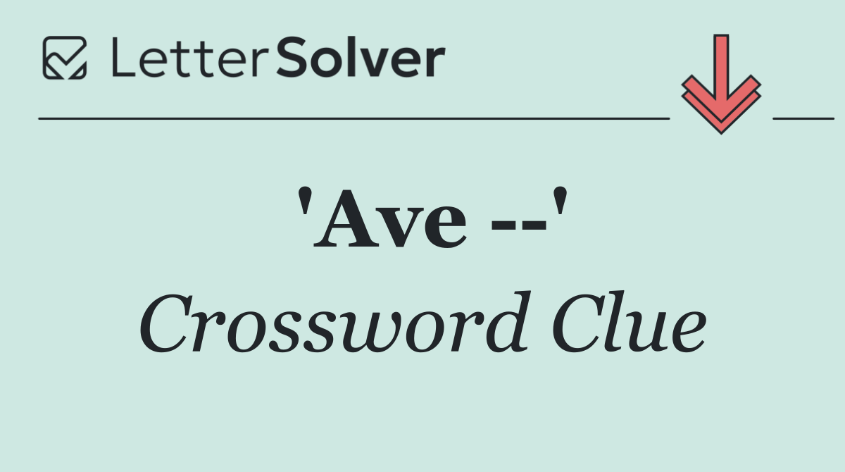 'Ave   '
