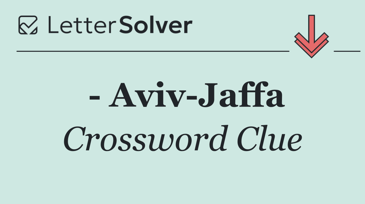   Aviv Jaffa