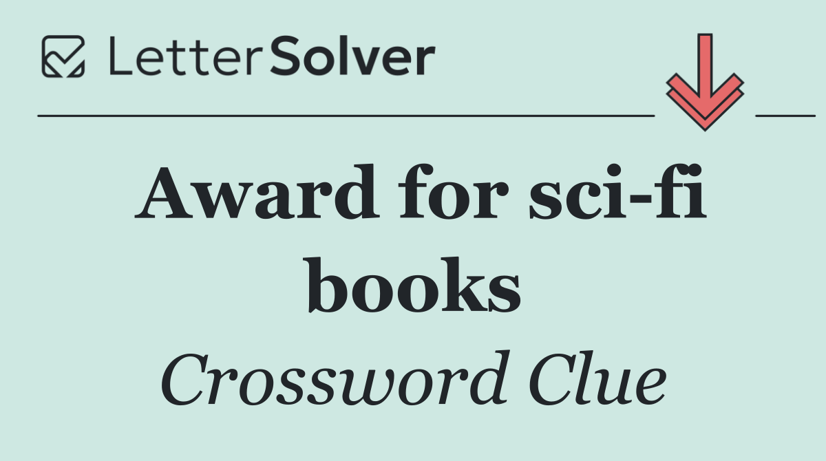 Award for sci fi books