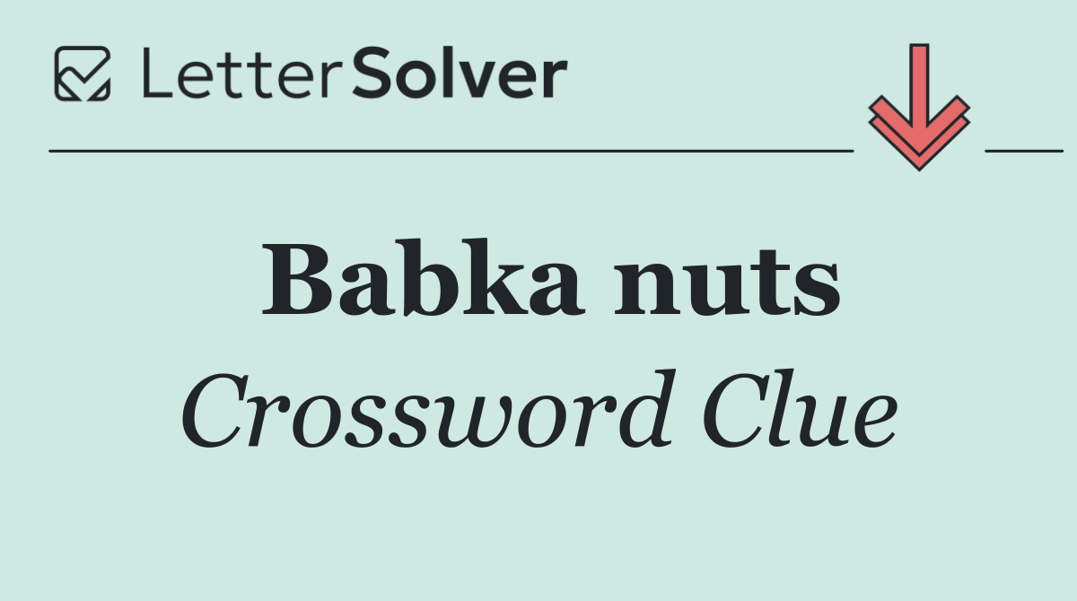 Babka nuts