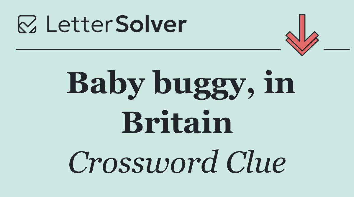Baby buggy, in Britain