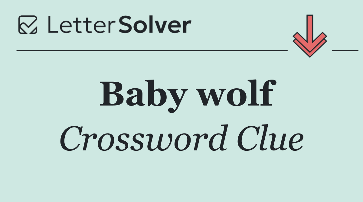 Baby wolf
