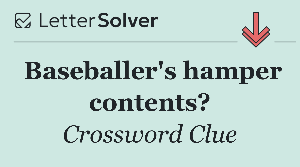Baseballer's hamper contents?