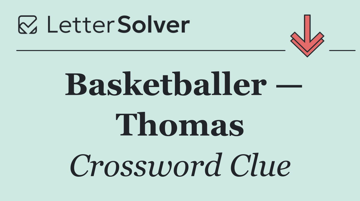 Basketballer — Thomas
